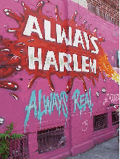 Artwork on a wall in Harlem