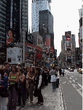 TDF ticket stand on Broadway