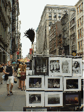 Sidewalk Art Vendor