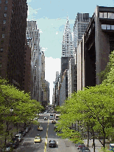 42nd Street and the Chrysler Building