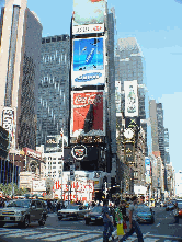 Times Square and Broadway