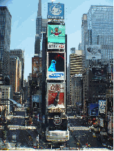 Times Square and Broadway