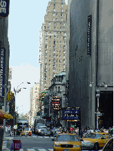 Milford Plaza Hotel at 270 West 45th Street and 8th Avenue.