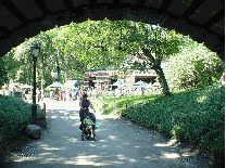 Near the carousel in Central Park