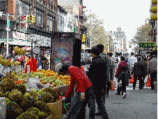 Vendors selling fruit