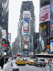 Jumbotron on Broadway