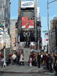 Famous Coke sign in the center