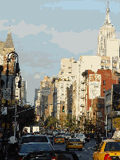 Sixth Avenue in Greenwich Village