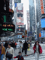 Broadway in the Theater District