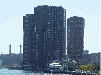 high rise apartment building on the East River