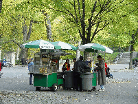 Vendors in Central Park