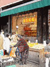 Ducks in the window of this Chinatown restaurant