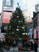 Broadway Christmas tree