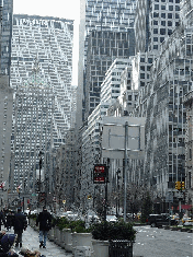 Park Avenue with the Met Life Building in the distance