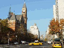 Jefferson Market Library in Greenwich Village on Sixth Avenue