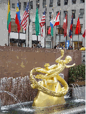 Fountain at Rockefeller Center