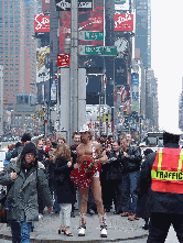 Naked Cowboy in Times Square