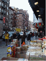 Dried mushrooms, fruits and vegetables on sale