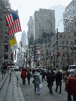 Fifth Avenue across from Rockefeller Center