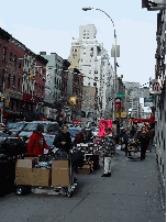 Vendors selling their merchandise on Lexington Avenue