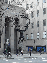 Statue of Atlas across the street from St. Patrick's Cathedral