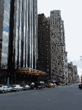 Trump International Hotel and Tower and the Mayflower Hotel on Central Park West