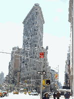 Flatiron Building in an area known as Silicon Alley