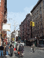 Mulberry Street in Little Italy