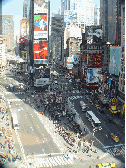 Times Square and Broadway in the Theatre District