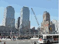 World Trade Center once stood