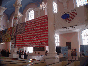 Memorials to 9/11 victims inside St. Paul's Chapel