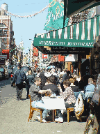 Sorrento Ristorante on Mulberry Street in Little Italy