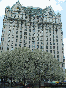 Plaza Hotel overlooks Central Park at Grand Army Plaza