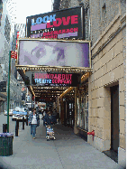 Brooks Atkinson Theatre where the Broadway musical The Look of Love, the songs of Burt Bacharach and Hal David is showing