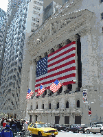 New York Stock Exchange on Wall Street