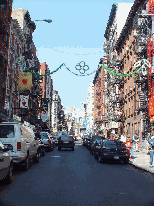 Mulberry Street in Little Italy