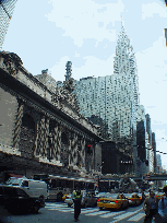 Chrysler Building, the Grand Hyatt Hotel and Grand Central Station