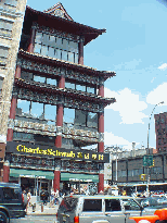 Charles Schwab Building in Chinatown on Canal Street