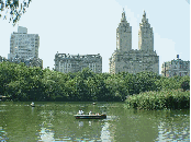 Dakota Building and to the right are the towers of the San Remo Building