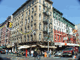 Hester Street and Mulberry Street in Little Italy