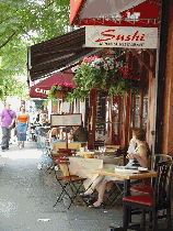 Sushi on MacDougal Street in Greenwich Village