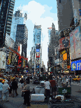 Jumbotron in the center of Times Square