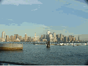 Skyline of downtown NYC from New Jersey