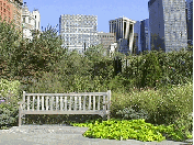 Battery Park near where the World Trade Center