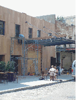 A restaurant still under construction