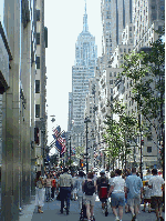 Fifth Avenue and the Empire State Building