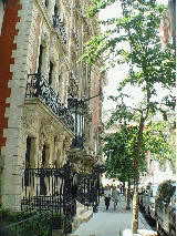 Gorgeous mansions near Museum Mile on Fifth Avenue