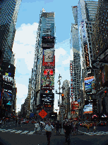 Times Square and Broadway