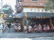 Figaro Cafe on MacDougal and Bleecker Street