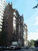 Dakota Building which overlooks Central Park on the Upper West Side